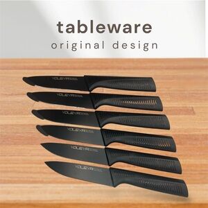 Yoleya Black Knife Set